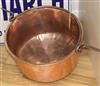 A 19th century copper cauldron                                                                                                         