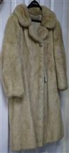 A blonde mink Marshall & Snelgrove coat                                                                                                