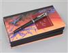 A Montblanc Meisterstuck limited edition Agatha Christie ballpoint pen,                                                                