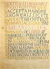 David Jones (1895-1974) Calligraphy 21.5 x 16in.                                                                                       