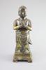 A Chinese bronze standing figure of Shancai Tongzi, 34cm high                                                                                                                                                               