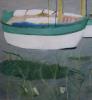 Mary Newcomb (1922-2008), Boats on transparent water, oil on board, 75 x 74cm.                                                                                                                                              