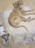 Levy, pastel on paper, Study of two dogs, signed and dated '02, 109 x 87cm                                                                                                                                                  