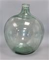 A glass carboy height 34cm                                                                                                             
