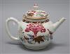 An 18th century Chinese famille rose teapot height 13cm                                                                                