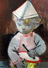 § Raymond Kanelba (1897-1960) Drummer boy 15.5 x 11.5in.                                                                               