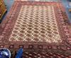 A Tekke Bokhara red ground rug 430 x 310cm                                                                                             