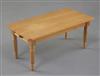 Denis Hillman. A Victorian style miniature kitchen dining table, the top 5.5in. x 2 7/8in.                                             