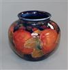 A Moorcroft pomegranate small pot H.7cm                                                                                                