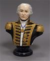 A Michael Sutty bust of Vice Admiral Lord Collingwood, limited edition 250 height 26cm                                                 