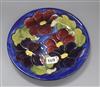 A Moorcroft clematis dish diameter 25.5cm                                                                                              