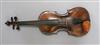 An English violin, by Whitaker, London violin, late 18th century,                                                                      
