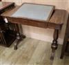 A Victorian mahogany writing table, drawer stamped Gillows                                                                             