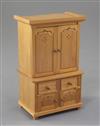 Denis Hillman. An 18th century French provincial style bacon cupboard, width 3.5in. height 6in.                                        