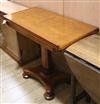 A William IV birdseye maple card table W.92cm                                                                                          