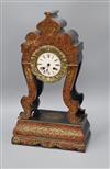 A French boullework mantel clock H.50cm                                                                                                