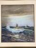 Charles Edward Hannaford, R.B.A. (1863-1955). Seascape. Framed watercolour.                                                                                                                                                 