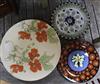 A Royal Doulton Poppy design charger D5329 and two series ware plate                                                                   