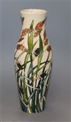 A Moorcroft Savannah slender baluster vase height 26cm                                                                                 