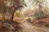 Ernest Walbourn (1872-1927) 'Through the woods' 20 x 30in.                                                                             