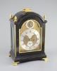 A George III ormolu mounted ebonised bracket clock by James Wild, London, 39cm high.                                                                                                                                        