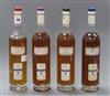 Four bottles of assorted Louis Royer Cognac, including Grande and Petite Champagne                                                     