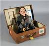 An Edwardian ventriloquist's dummy, 'Jimmy Green', painted papier mache and wood                                                       