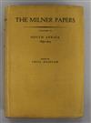 Headlam, C. (Ed.) - The Milner Papers, 2 vols, quarto, green cloth with d.j.'s, London 1933 - 2 sets (4)                               