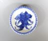 A Chinese blue and white porcelain brush washer, 10cm                                                                                                                                                                       