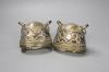 Two 19th century Burmese bronze ox bells, bought in 1995 in Burma or Myanmar                                                                                                                                                