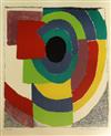 § Sonia Delaunay (1885-1979) 'Syncopee' c.1971 28.75 x 20.75in.                                                                        