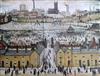 § Laurence Stephen Lowry, RBA, RA (1887–1976) Britain at Play, 18.75 x 24in.                                                           