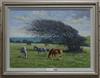 Roy Millar, oil on canvas, 'Natures Sculptor', signed, 39 x 55cm                                                                       