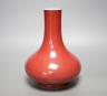 A Chinese sang-de-boeuf vase, 23cm                                                                                                                                                                                          
