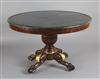 A 19th century French mahogany centre table, Diam.3ft 6in. H.2ft 3in.                                                                  