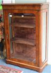 A late Victorian inlaid mahogany pier cabinet W.84cm                                                                                   