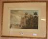 Paul Sandby R.A., coloured aquatint, The North Terrace Windsor Castle, 11.75 x 17.75in.                                                