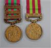 Two bronze India General Service 1895-1902 medals to                                                                                   