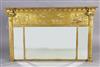 A 19th century Regency style giltwood and gesso overmantel, W.4ft 10in. H.2ft 11in.                                                    