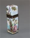 A 19th century Paris porcelain scent bottle height 5.5cm                                                                               