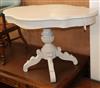 A painted oval centre table W.114cm                                                                                                    