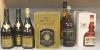 Three Hine Cognacs, two Armagnac and four other liqueurs                                                                                                                                                                    