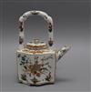 A Samson porcelain armorial teapot height 18.5cm                                                                                       