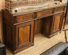 A mahogany reception desk W.170cm                                                                                                      