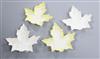 Four Royal Worcester leaf shaped pickle dishes                                                                                         