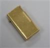 A 1940's/1950's 18ct gold Boucheron lighter, in Boucheron box, 51mm.                                                                   