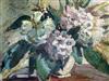 § Attributed to Dorothea Sharp RBA, ROI (1874-1955) Still life of rhododendron flowers in a white jug 15 x 20in.                       