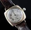 A gentleman's 1920's 9ct gold Rolex extra prima movement manual wind wrist watch,                                                      