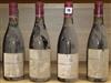 Four bottles of Chambolle musigny les cru, Domaine Grivelet, 1969 (2) / 1973 (2)                                                       