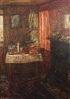 § Victoria Crowe (Scottish b.1945) 'Curtain Light' 47.5 x 35.5in.                                                                      